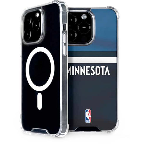 NBA Minnesota Timberwolves Jersey iPhone 15 Pro MagSafe Case